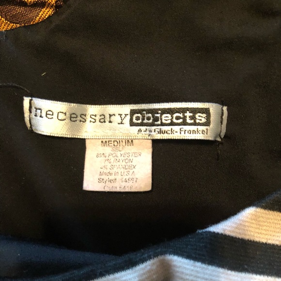 Trendy Striped Peplum Top - Picture 3 of 3